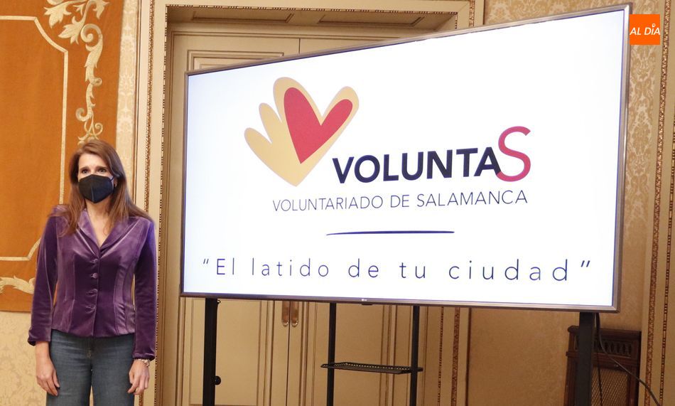 La concejala de Participación Social y Voluntariado, Almudena Parres, en la presentación de este estudio. Foto de Guillermo García