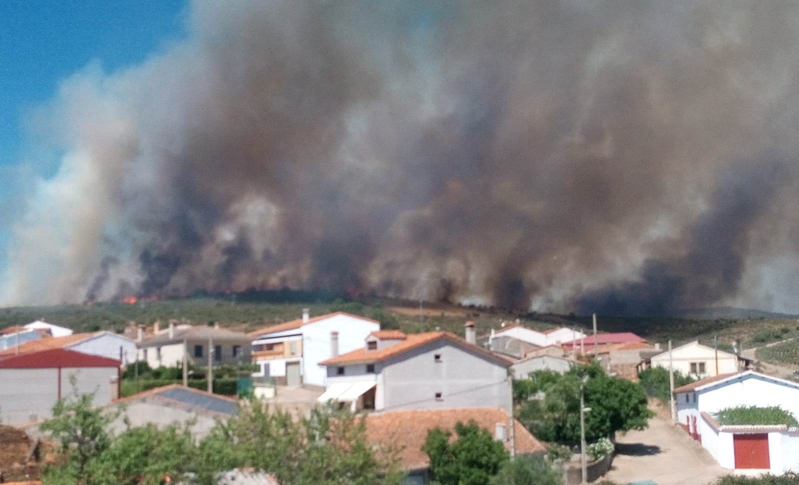 Un incendio en la zona de las Serradillas que lleg&oacute; a ser declarado Nivel 1 calcina entre 60 y 70...