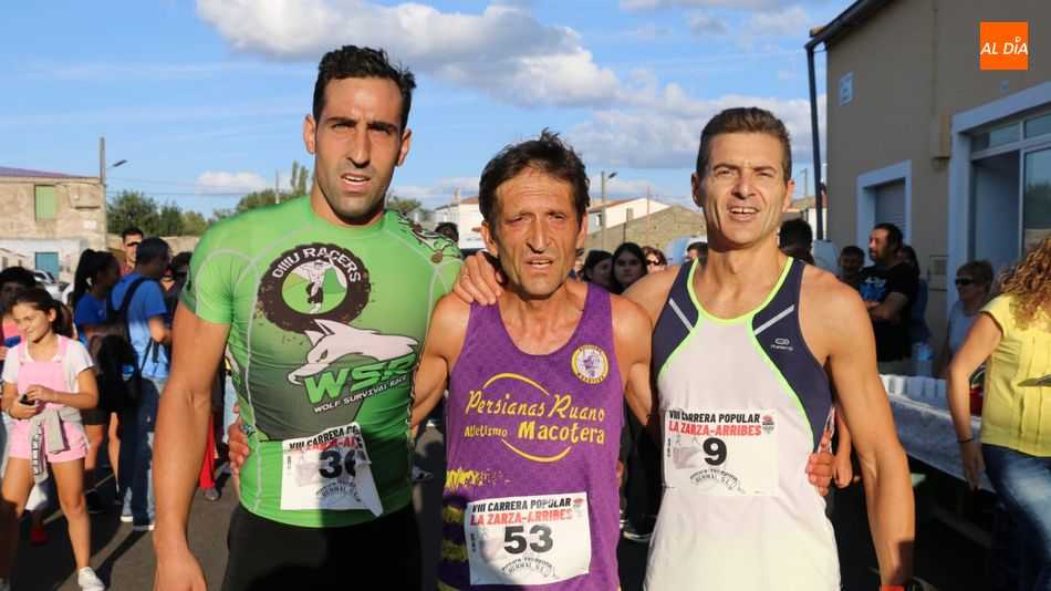 Ricardo Andrados, Iñaki Eguia Llorente y José Luis Fernández Crespo formaron el podo en categoría masculina / MIGUEL CORRAL