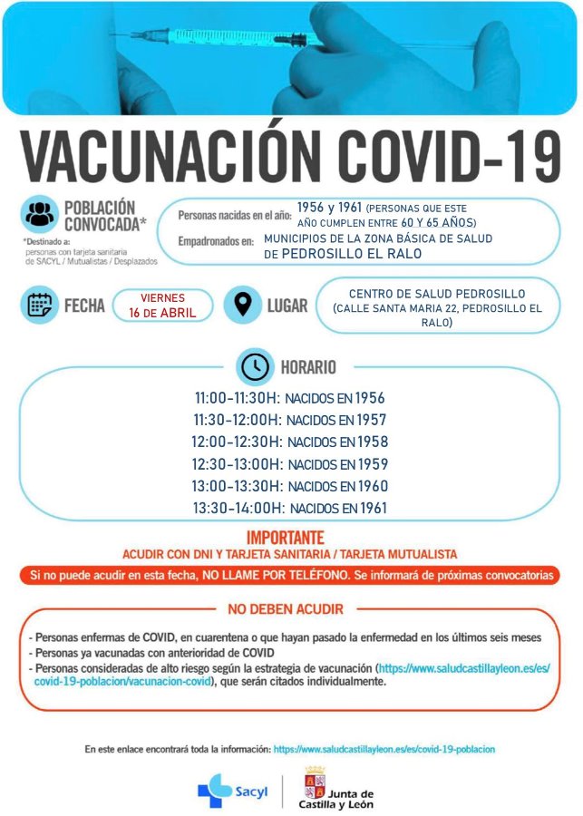 Foto 3 - La vacunación masiva continúa en La Alberca, Peñaranda, Fuentes de Oñoro, Tamames y Vitigudino