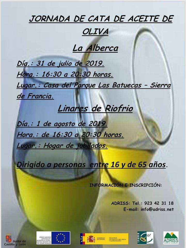Foto 2 - Adriss ofrece nuevas catas de vino y aceite en La Alberca, Linares de Riofrío y Candelario