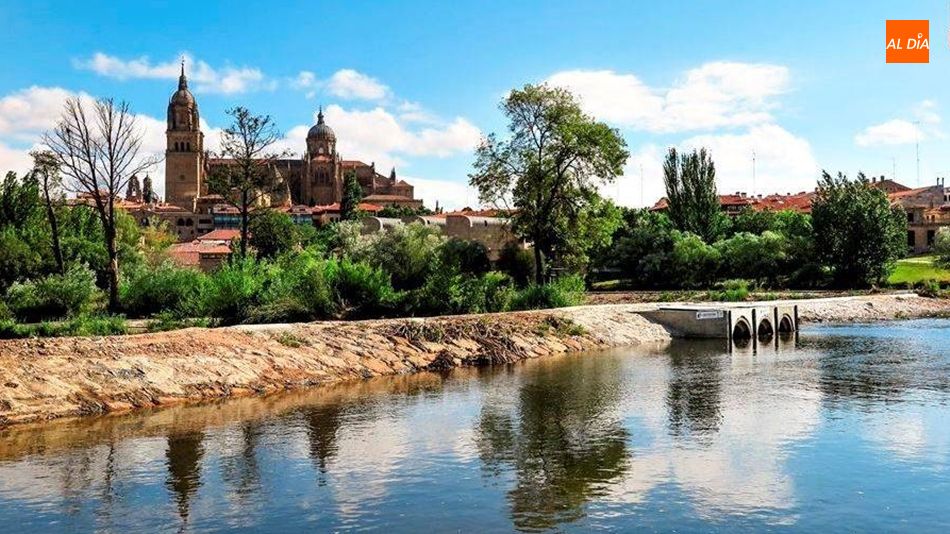 Imagen del río Tormes, uno de los enclaves llamados a ganar protagonismo en Salamanca. Foto: Manuel Lamas