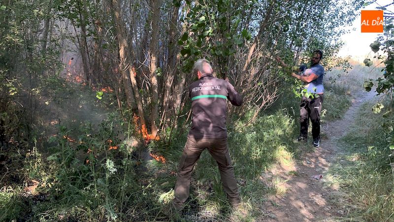 Segundo incendio forestal en Alba de Tormes en apenas una semana