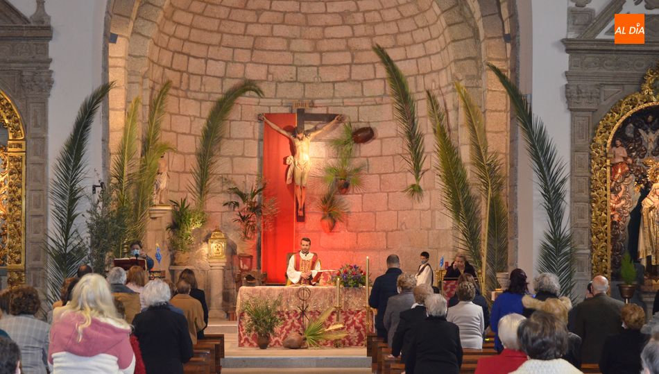 Domingo de Ramos en la iglesia de San Juan Bautista de Béjar / FOTOS ANA V