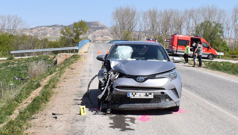 Accidente de tráfico en Buñuel con dos menores atropelladas. Foto: EP