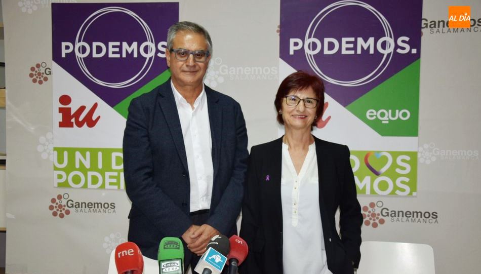 Los números 1 y 2 de la coalición, Gabriel Risco y Carmen Díez. Foto: Eva Fernández