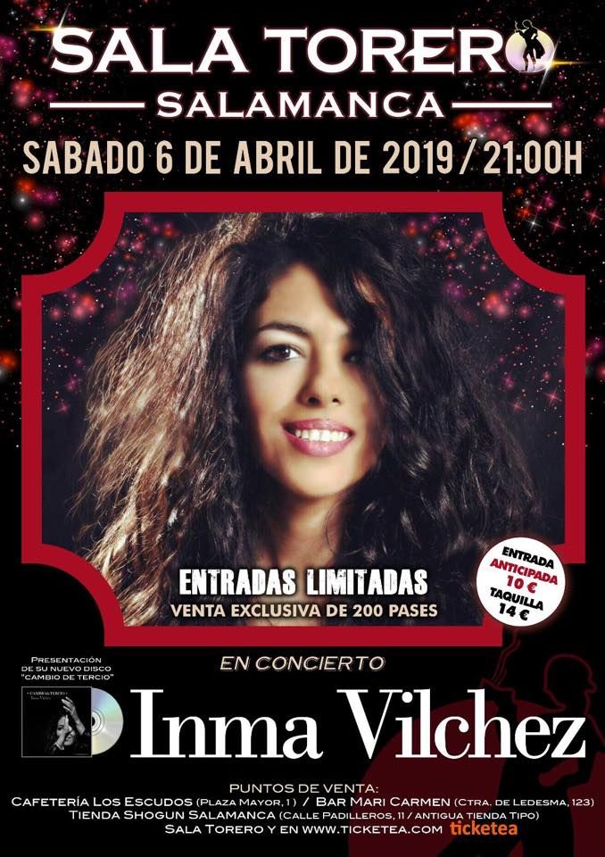 Foto 2 - Inma Vilchez regresa este sábado a la Sala Torero de Salamanca