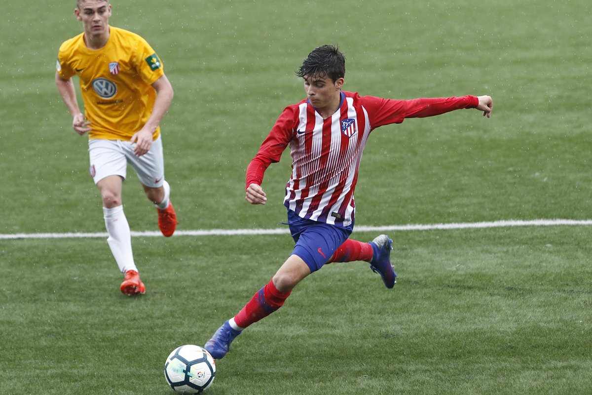 Una acción del partido / @AtletiAcademia