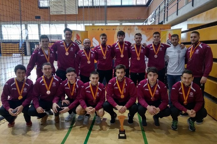 Equipo masculino de balonmano de la Universidad de Salamanca