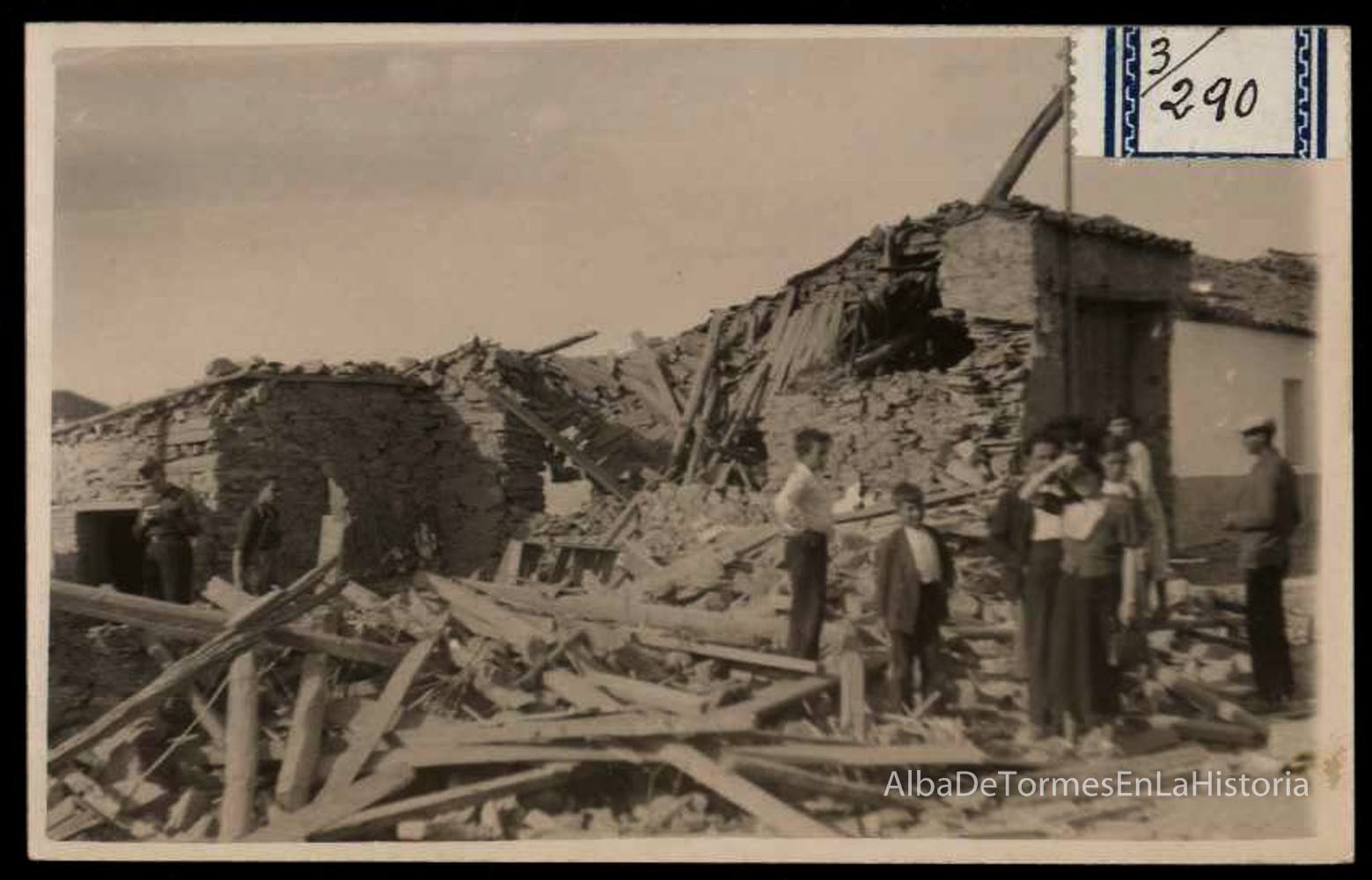 V&iacute;ctimas y destrozos causados por el bombardeo del 3 de julio de 1937 en Alba de Tormes