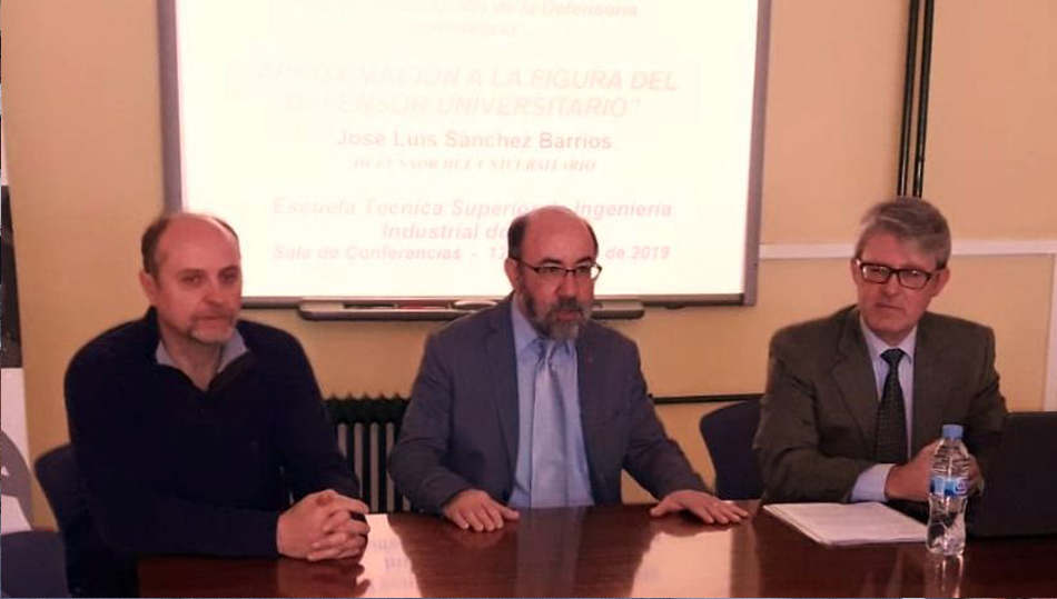 De i. a d. Juan Manuel García Arévalo, Javier Ramón Sánchez y José Luis Sánchez Barrios