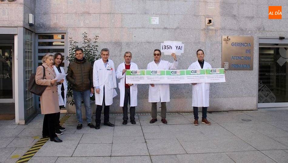 Una de las últimas protestas de médicos en Salamanca