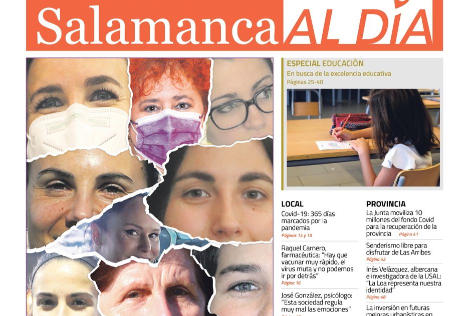 Imagen de la portada del número de marzo de SALAMANCA AL DÍA