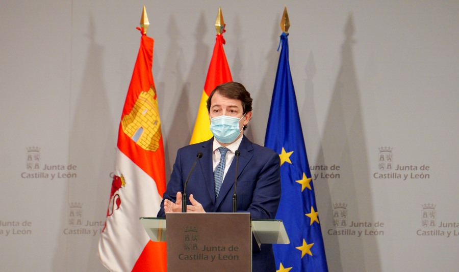 Rueda de prensa de Alfonso Fernández Mañueco, presidente de Castilla y León