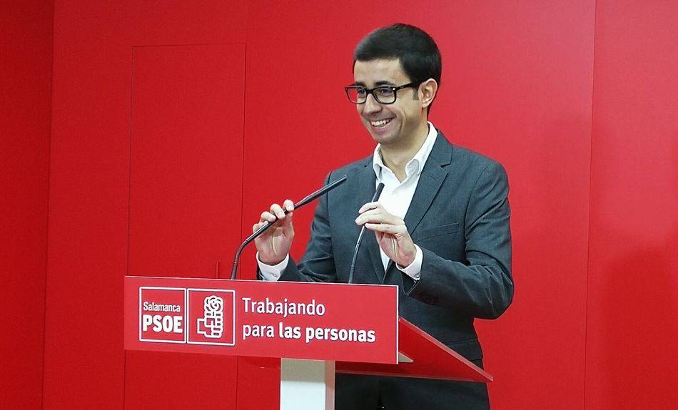 José Luis Mateos, candidato del PSOE a la alcaldía de Salamanca