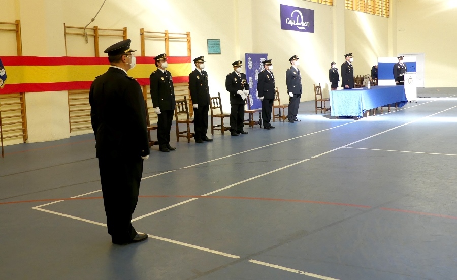 Foto 2 - Acto de jura en Salamanca para tres nuevos inspectores de la Policía Nacional