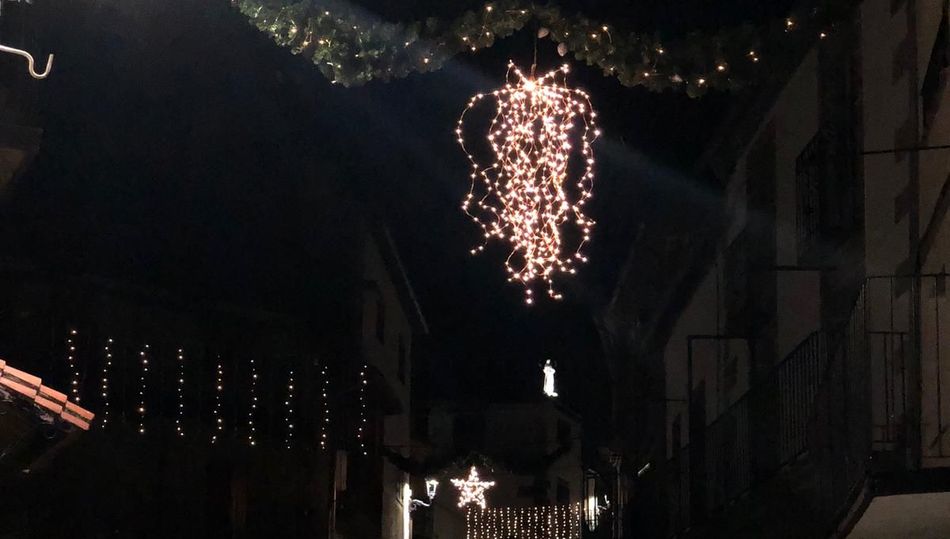 Iluminación navideña en Puerto de Béjar