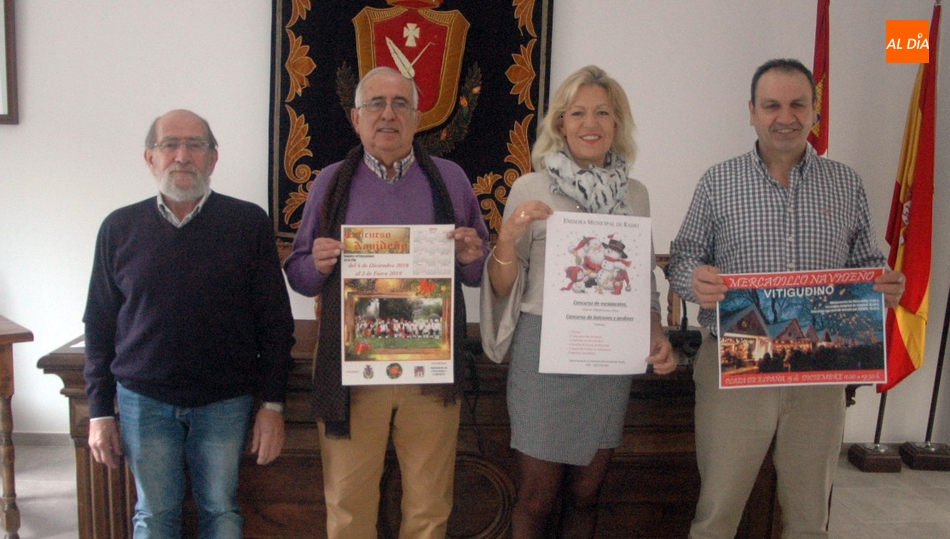 Momento de la presentación del programa de Navidad en el Ayuntamiento de Vitigudino / SIL VESTRE