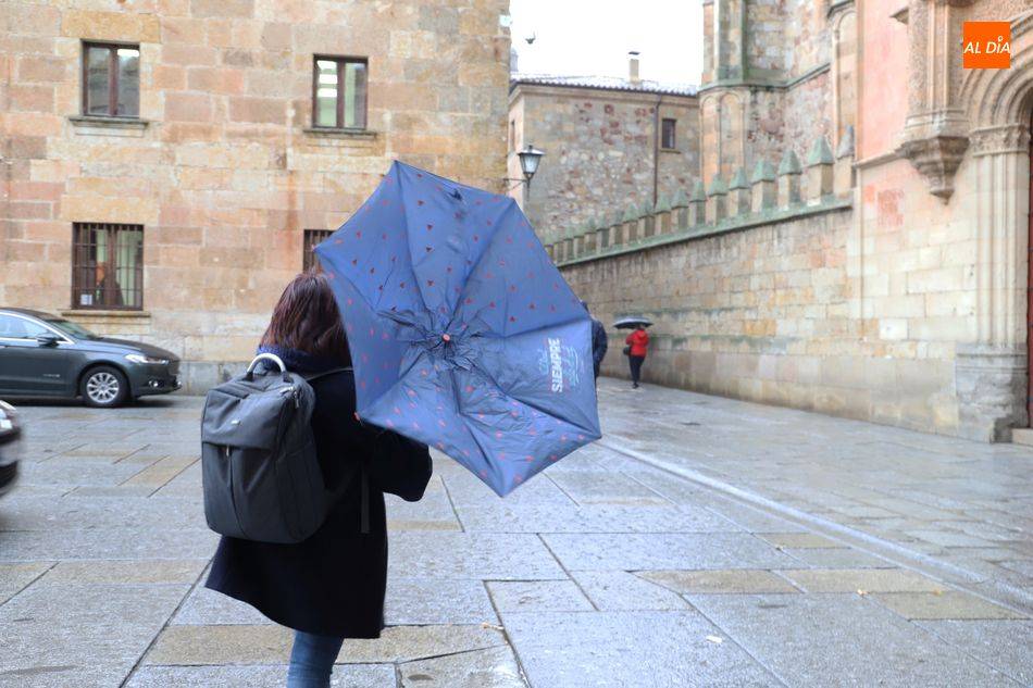 Viento y lluvia para este martes en Salamanca