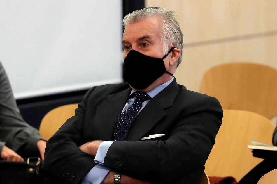 El extesorero del PP Luis Bárcenas durante el juicio por la presunta caja 