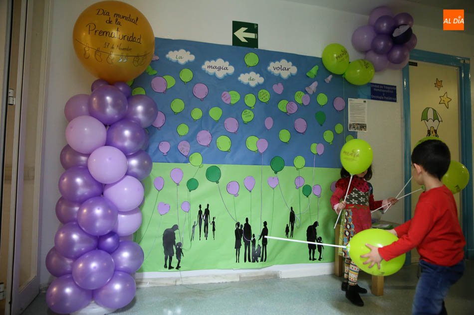 Foto 2 - Premya celebra el Día Mundial de la Prematuridad en el Hospital Clínico de Salamanca  