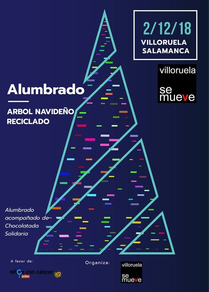 Foto 2 - El árbol de Navidad de ‘Villoruela se Mueve’ decorará la Plaza de España desde el 2 de...