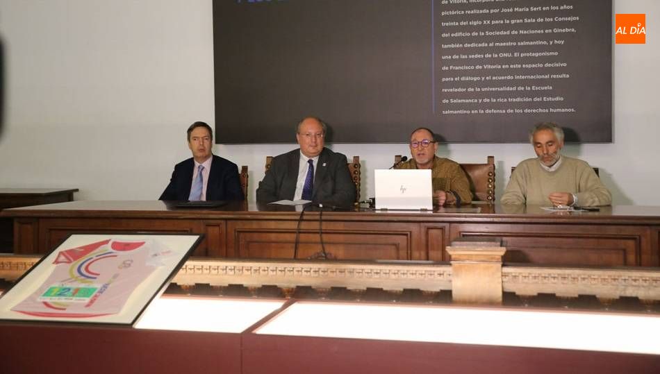 Enrique Sánchez-Guijo, Enrique Cabero y José Antonio Molinero durante la presentación de la prueba