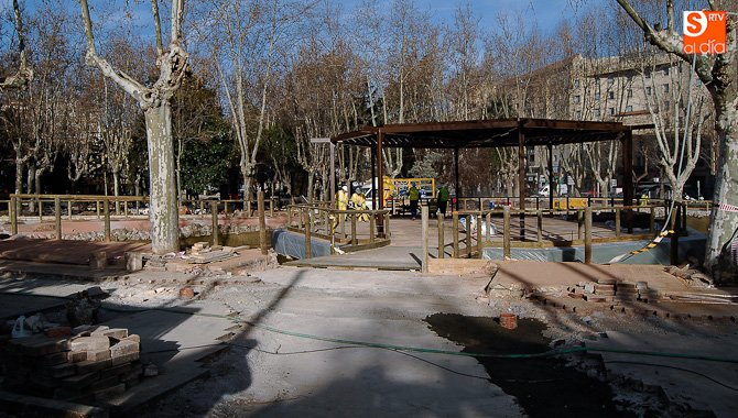 El parque de la Alamedilla durante la plantación de arboles de 2015 / Foto: Archivo.