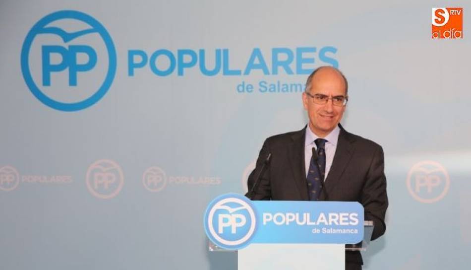 El presidente del PP salmantino, Javier Iglesias