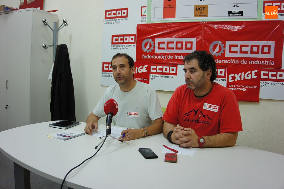 Los representantes de CCOO en Guijuelo ya alertaron de la posibilidad del paro laboral