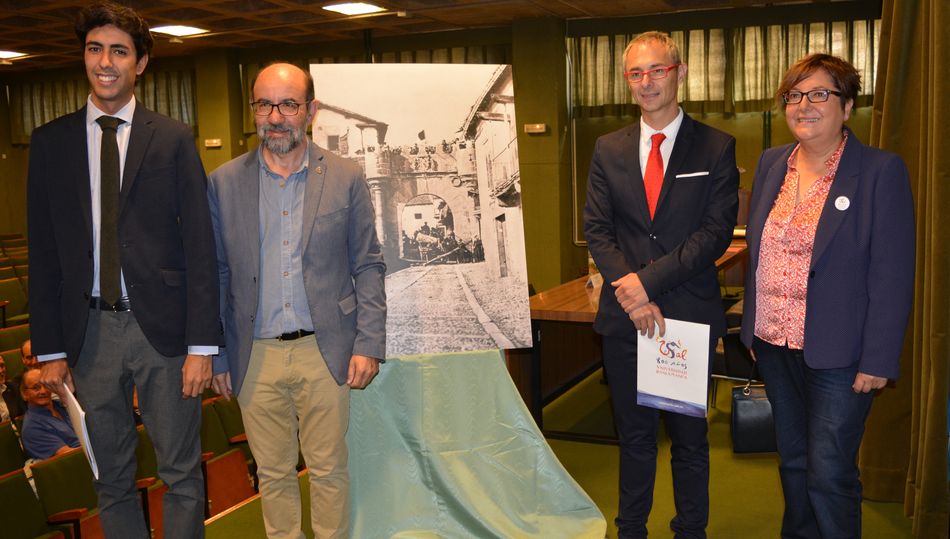 De i. a d. Ángel Orgaz, Javier Ramón Sánchez, Ricardo Rivero y Josefa Montero