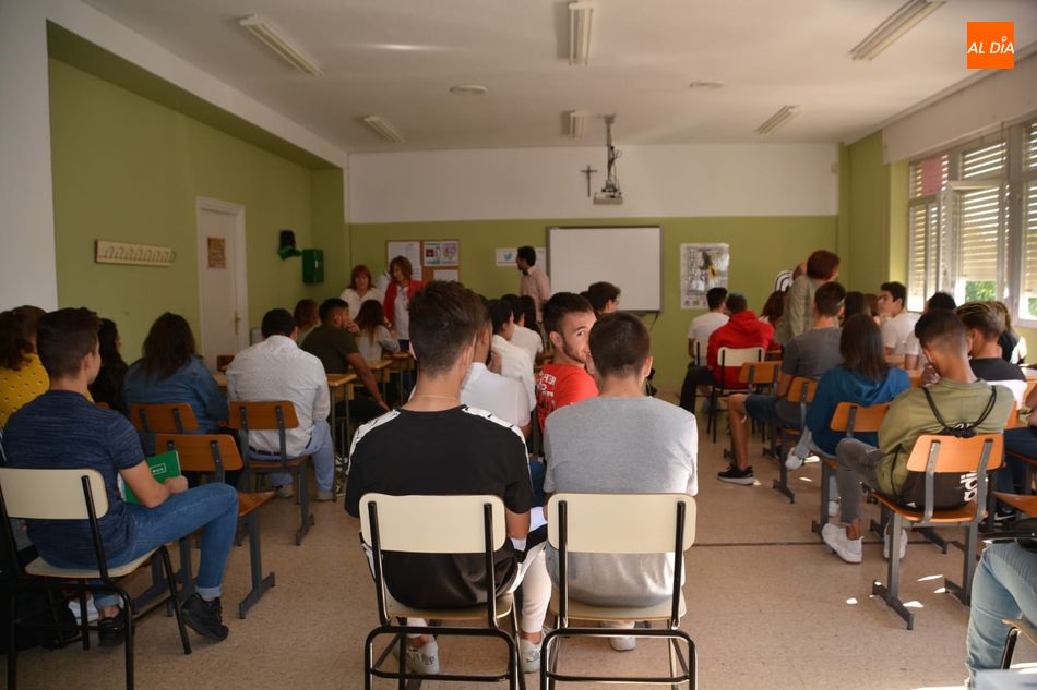 En la imagen, alumnos de uno de los centros de FP de la provincia de Salamanca