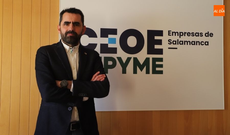 	Víctor Yenes, secretario general de CEOE-CEPYME Empresas de Salamanca. Foto de Lydia González