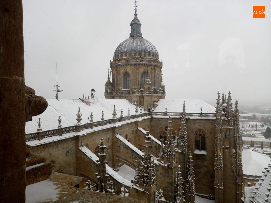 Foto 4 - Vistas de Salamanca cubierta por la nieve desde la Catedral