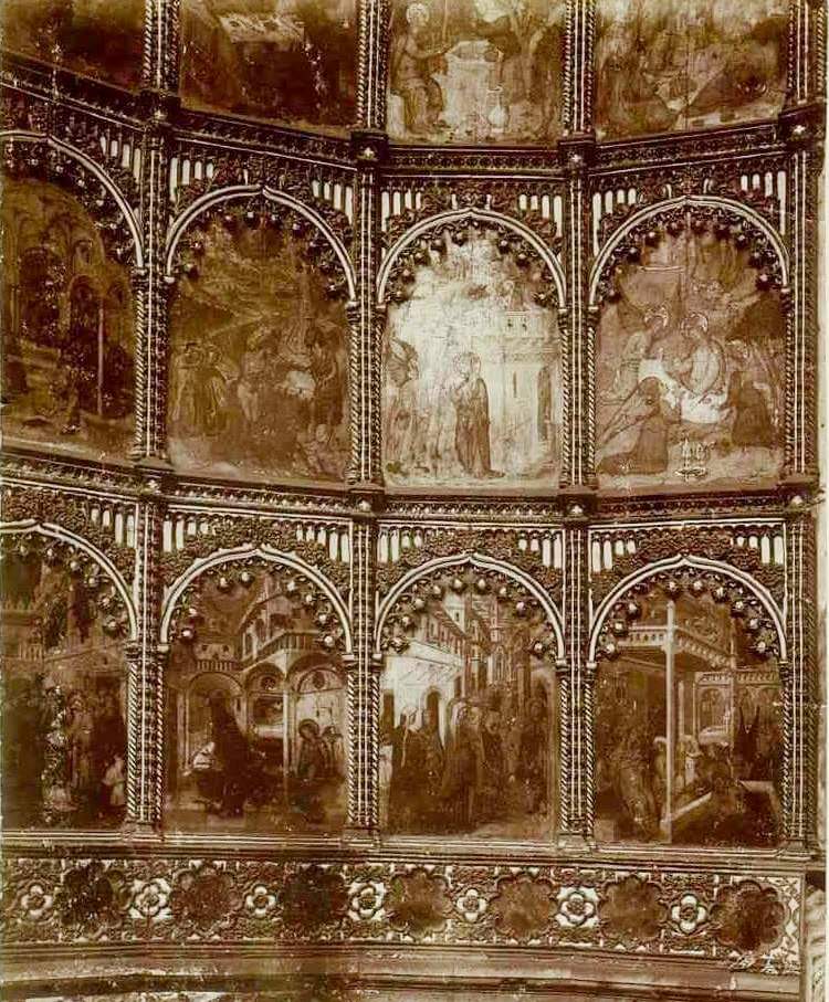 Foto 2 - Pinturas en el retablo mayor de la Catedral Vieja  