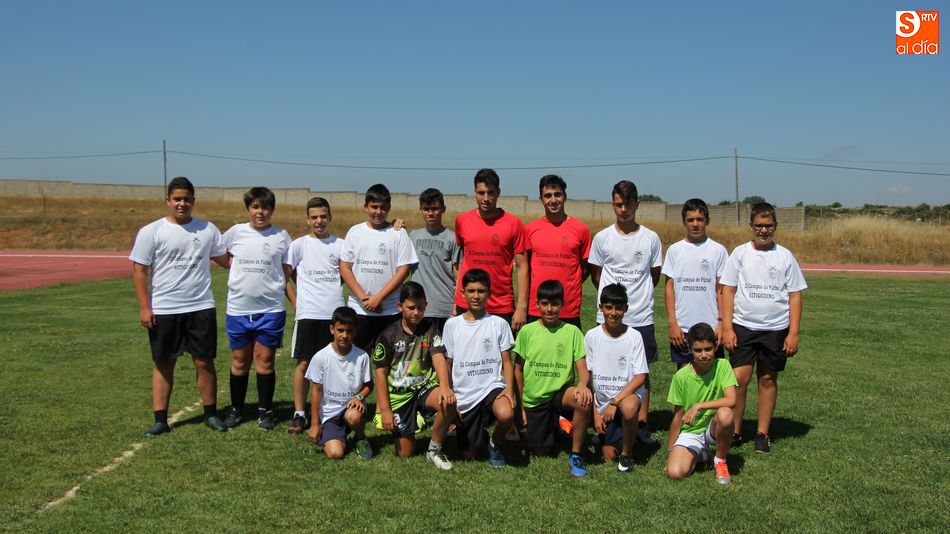 El III Campus de Fútbol de Vitigudino acoge una treintena de niños  