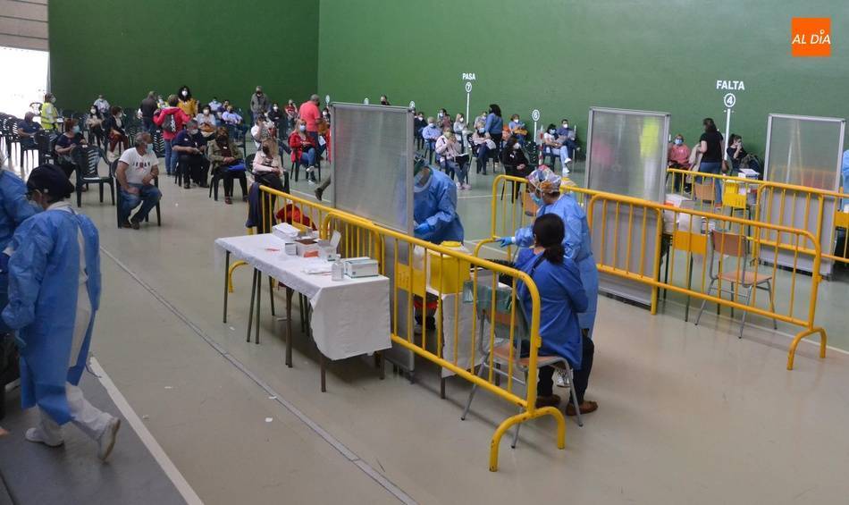Foto de archivo de una de las vacunaciones masivas en la comarca de Ciudad Rodrigo