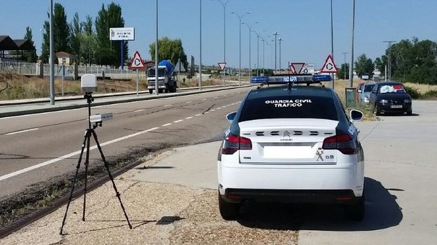 Foto de archivo de un radar de la Guardia Civil en la provincia de Salamanca