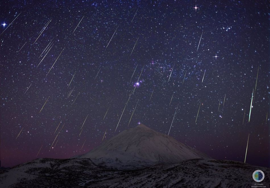 Lluvia de meteoros de las gemínidas en 2013 - Instituto de Astrofísica de Canarias