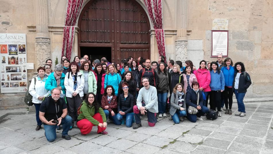 Trabajadores de Cáritas de Salamanca en Alba de Tormes