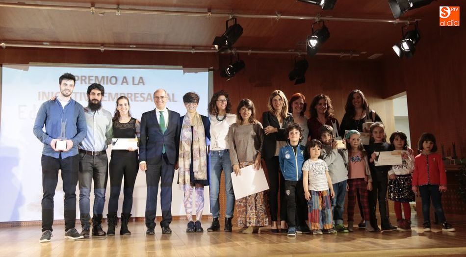 Ganadores del premio y los accésits a la Iniciativa Empresarial / Foto: Alejandro López