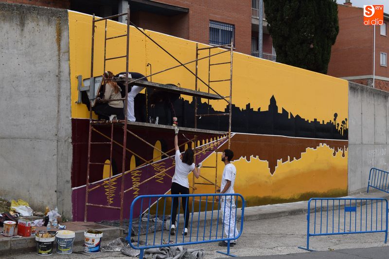 Nueva pintura mural en la calle Cuatropea