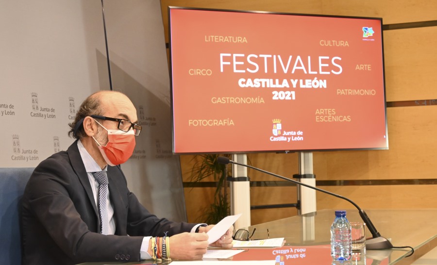 Rueda de prensa del consejero de Cultura y Turismo, Javier Ortega