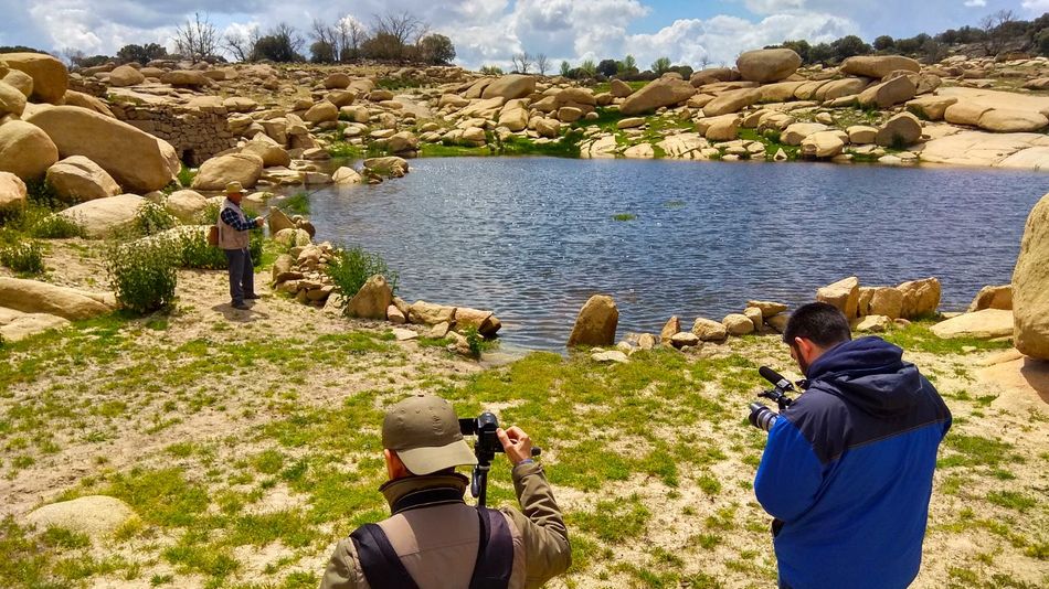 Ayer daba comienzo la grabación del videoclip junto a las aguas del embalse de Almendra