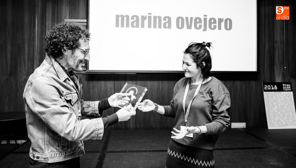 Entrega de premios a Marina Ovejero