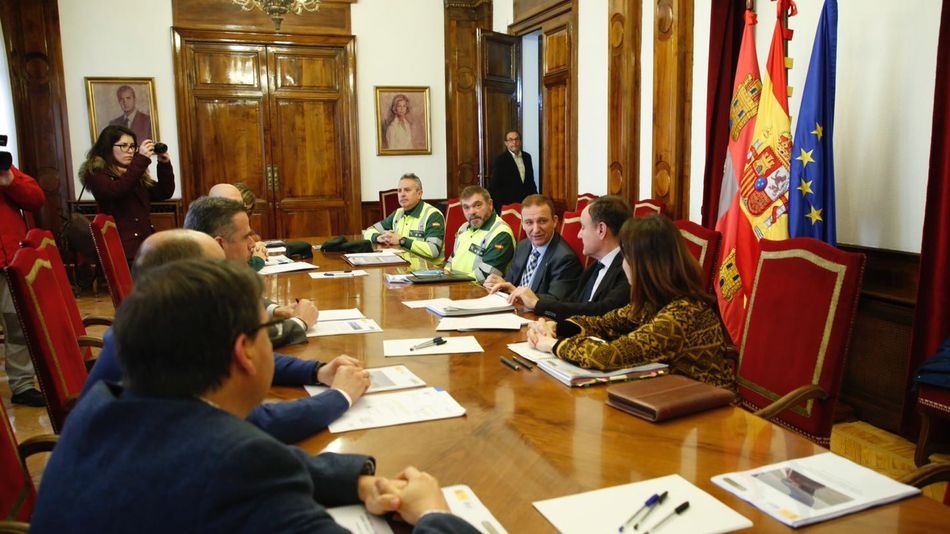 Reunión de la Comisión  Provincial de Tráfico y Seguridad Vial. Foto: Alejandro López