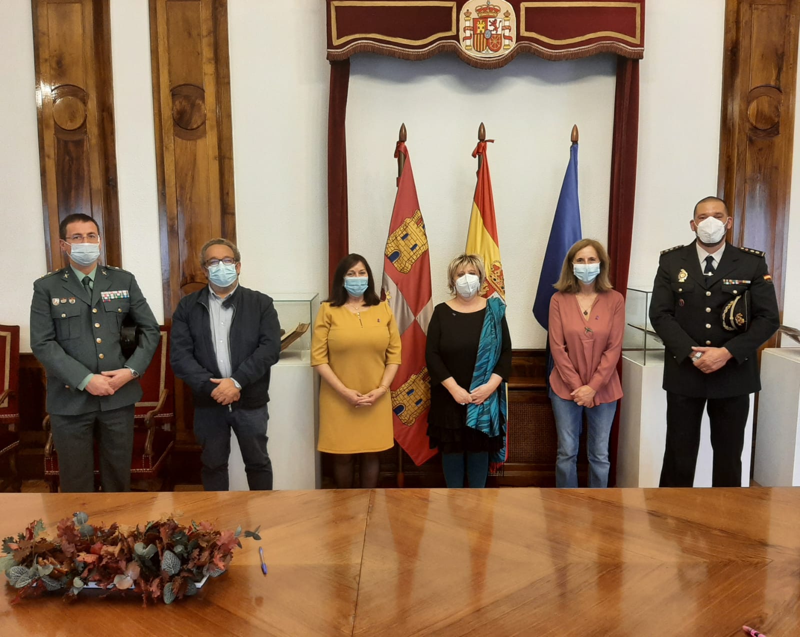 Firma del acuerdo entre la Subdelegación del Gobierno y los tres municipios que se han incorporado al sistema VioGen