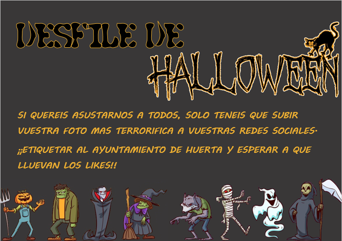 Foto 3 -   Concurso de microrrelatos y desfile de Halloween en Huerta  