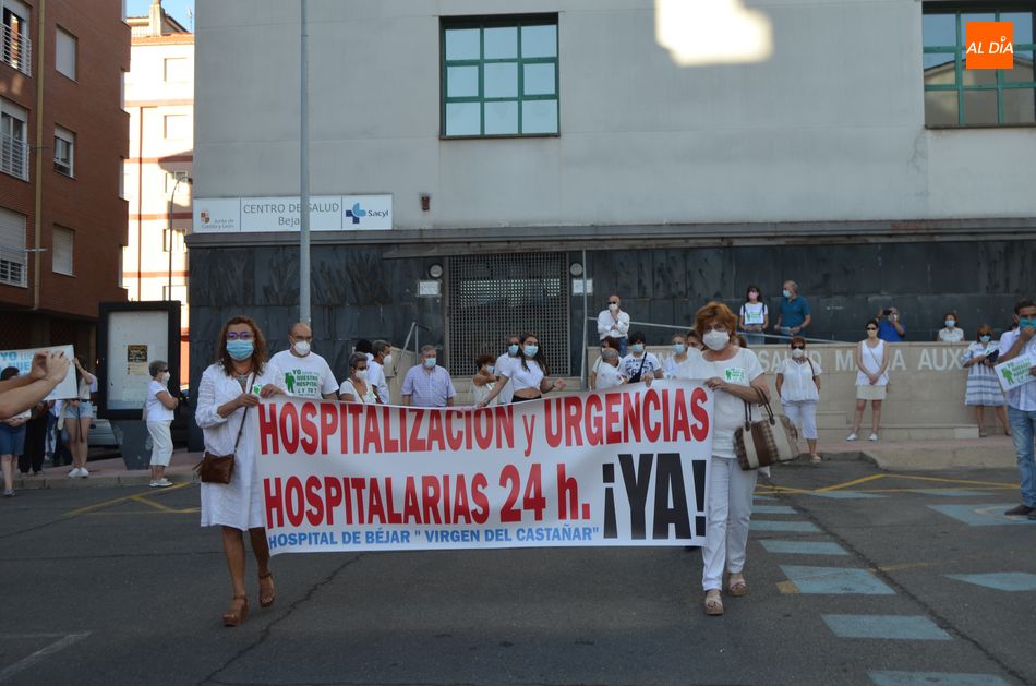 Manifestación a favor de la reapertura del hospital de Béjar - Archivo