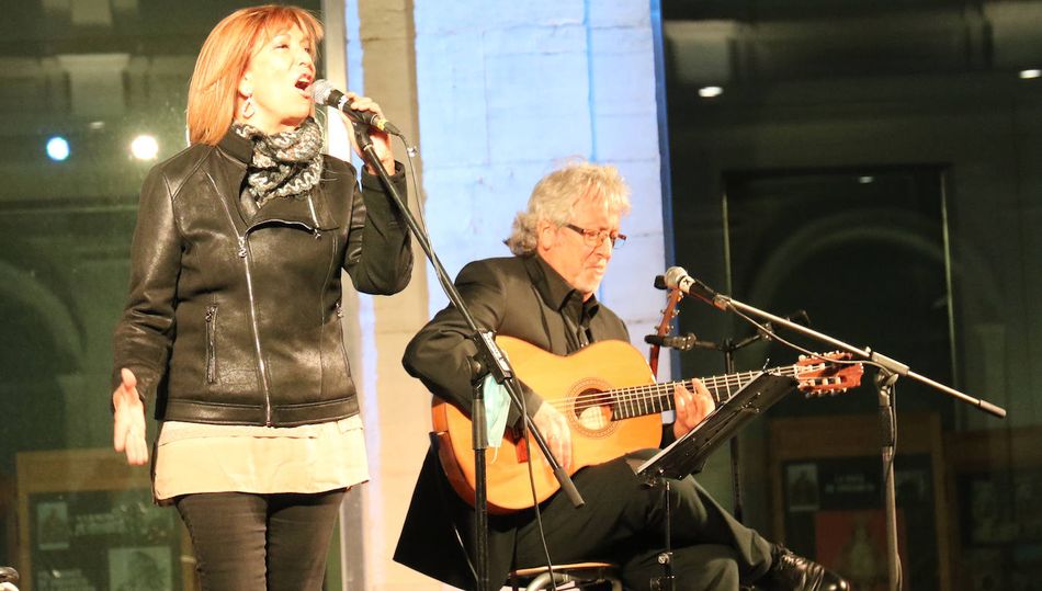 María Salgado en concierto / FOTO: EL NORTE DE CASTILLA